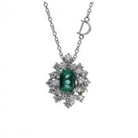 Collana Damiani Donna Mimosa in Oro bianco Diamante 0.91 Ct 81075961 - 81075961